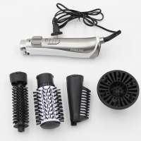 Multifunctional Hair Dryer & Volumizer Rotating Hair Brush Roller Rotate Styler Comb Styling Straightening Curling Hot Air Comb