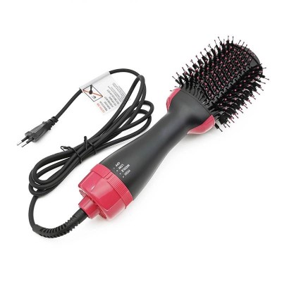 Multifunctional Hair Comb Brush Roller Rotate Styler Comb Straightening Curling Hot Air Comb